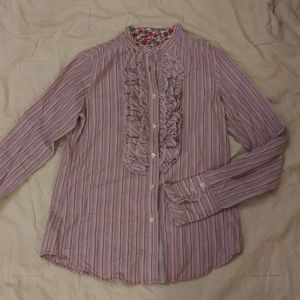 7 For All Mankind Ruffle Top